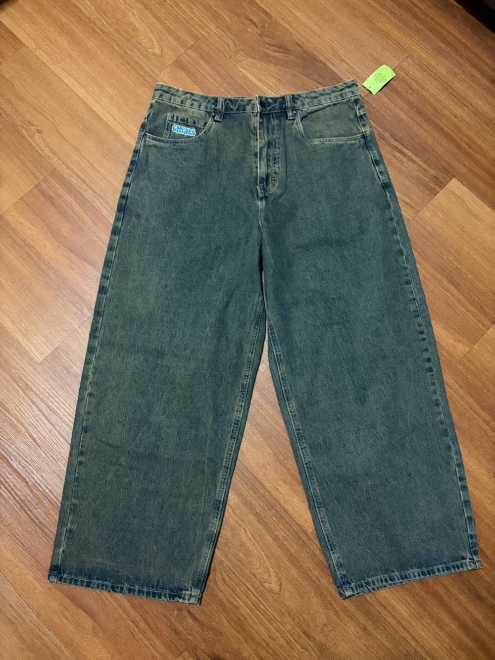 Empyre Unwind Relaxed Ultra Wide-Leg Dark Wash Denim Jeans Zumiez NWT 34 x 30 in